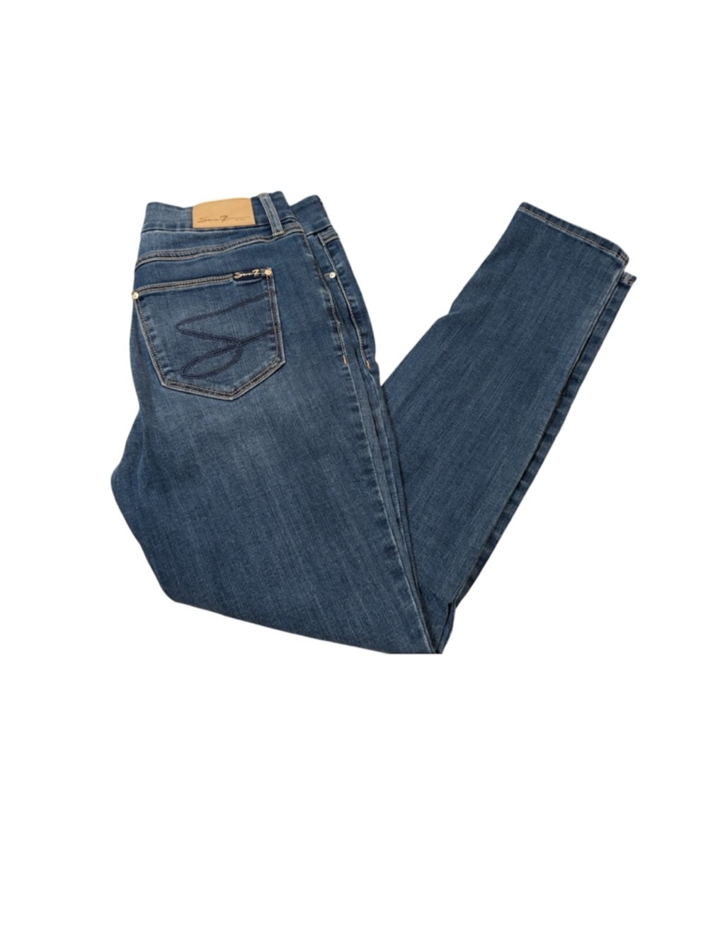 Seven7|Dark Blue Straight Leg Jeans